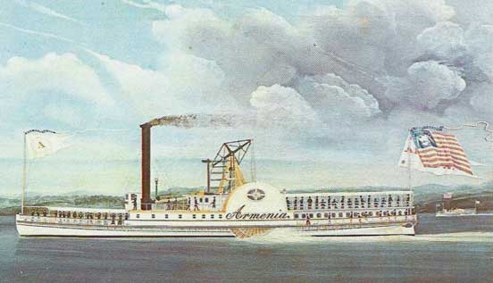 نقاشی کشتی وندربیلت در جوانی